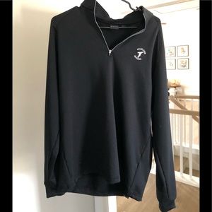 Dunning Golf Hazeltine National pullover 1/4 zip black size large